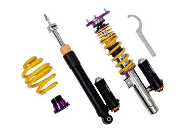 KW - KW Adjustable Coilovers, Aluminum Top Mounts, Rebound and Low & High Compression - 39720225