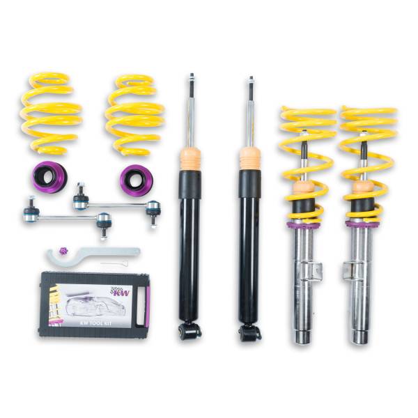 KW - KW Height adjustable stainless steel coilovers with adjustable rebound damping - 15220023