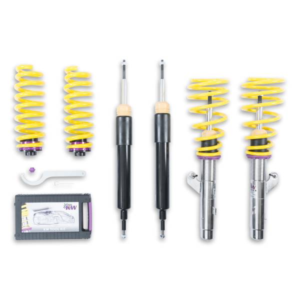 KW - KW Height adjustable stainless steel coilovers with adjustable rebound damping - 15220033