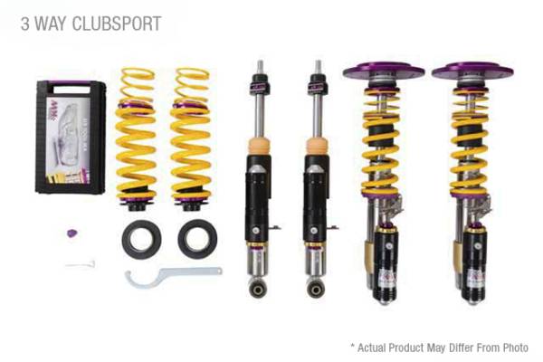KW - KW Adjustable Coilovers, Aluminum Top Mounts, Rebound and Low & High Compression - 397202CG