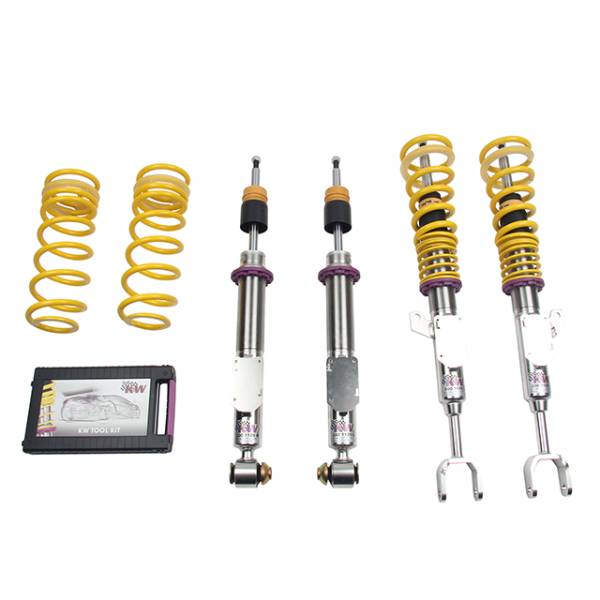 KW - KW Height adjustable stainless steel coilovers with adjustable rebound damping - 15220080