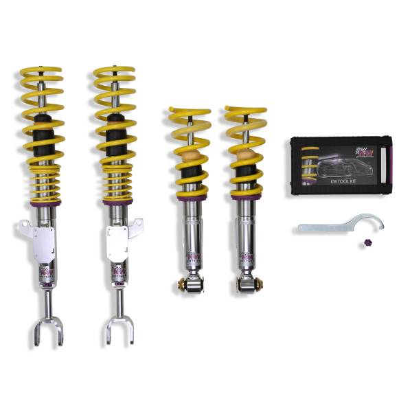 KW - KW Height Adjustable Coilovers with Independent Compression and Rebound Technology - 3522000C
