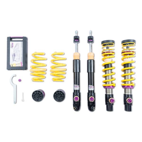 KW - KW Adjustable Coilovers with Rebound and Low & High-speed Compression adjustability - 3A7100BS