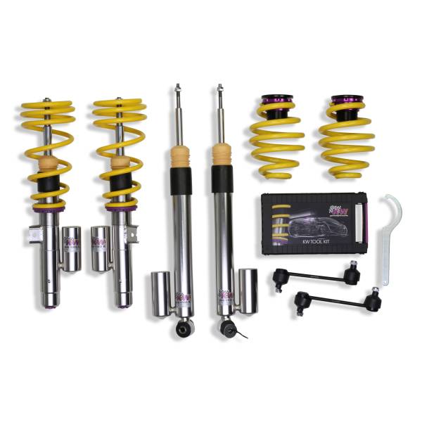 KW - KW Height Adjustable Coilovers with Independent Compression and Rebound Technology - 35220023