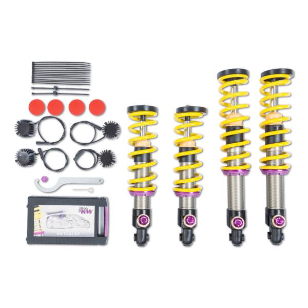 KW - KW Adjustable Coilovers with Rebound and Low & High-speed Compression adjustability - 3A72500A