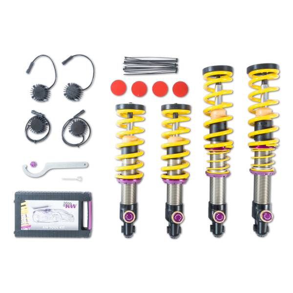 KW - KW Adjustable Coilovers with Rebound and Low & High-speed Compression adjustability - 3A72500C
