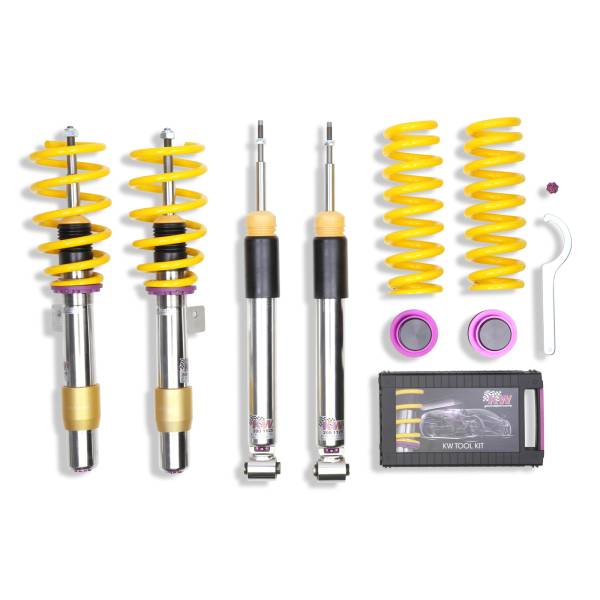 KW - KW Height Adjustable Coilovers with Independent Compression and Rebound Technology - 35220095