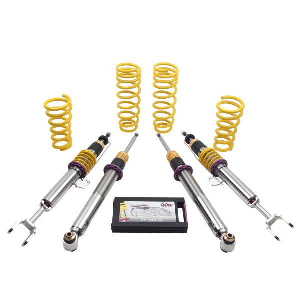 KW - KW Height Adjustable Coilovers with Independent Compression and Rebound Technology - 35220098
