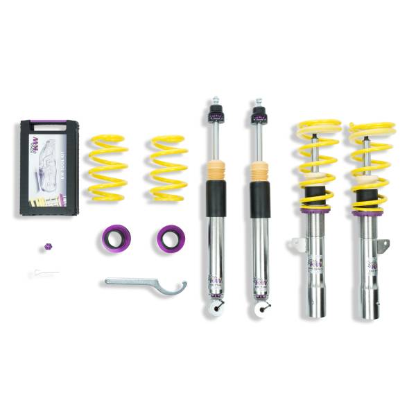 KW - KW Height Adjustable Coilovers with Independent Compression and Rebound Technology - 352200BN