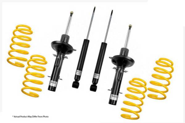 ST Suspensions - ST Suspensions Sport Tuned Shocks and OE Quality Multi Coated Steel Allow Lowering springs - 80026