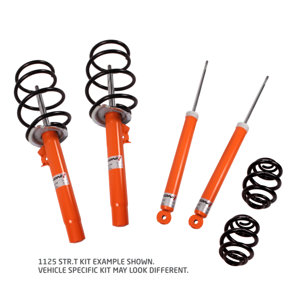 KONI - Koni 1125 KONI STR.T/Eibach Kit- 4 STR.T (orange) dampers, 4 Eibach lowering springs - 1125 1011