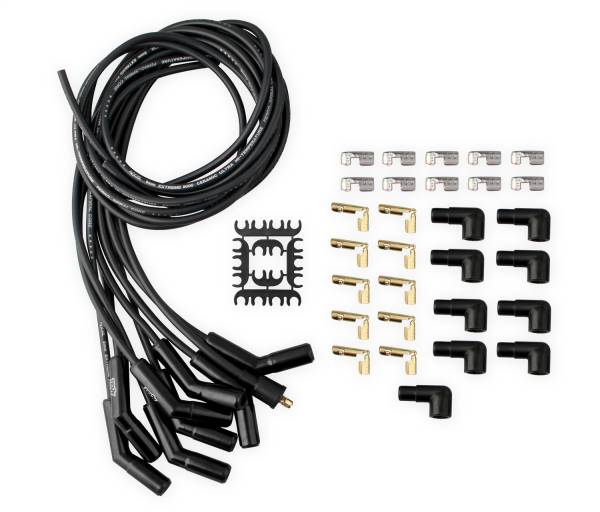 ACCEL - ACCEL Extreme 9000 Black Ceramic Boot Spark Plug Wire Set - 9002CK