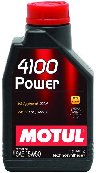 Motul - Motul 4100 POWER 15W50 12X1L - 102773