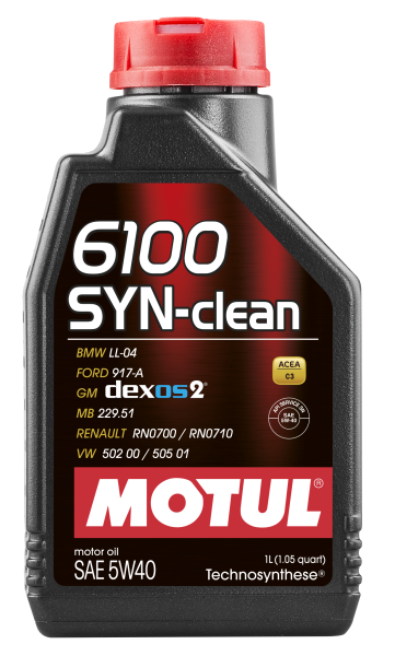 Motul - Motul 6100 SYN-CLEAN 5W40 12X1L - 107941