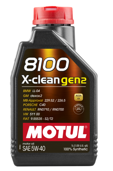 Motul - Motul 8100 X-CLEAN GEN2 5W-40 12X1L - 109761