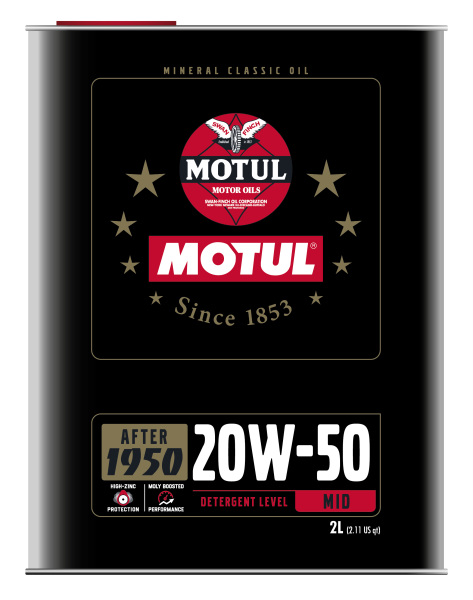 Motul - Motul CLASSIC PERFORMANCE 20W-50 10X2L US - 110621