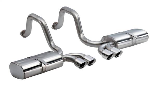 Corsa Performance - Corsa Performance 2.5in. Axle-Back Dual Rear Exit with Twin 3.5in. Polished Pro-Series Tips 14111