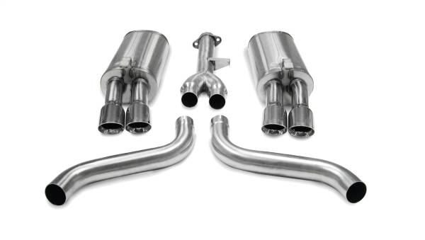 Corsa Performance - Corsa Performance 2.5in. Cat-Back Dual Rear Exit with Twin 3.5in. Polished Pro-Series Tips 14115