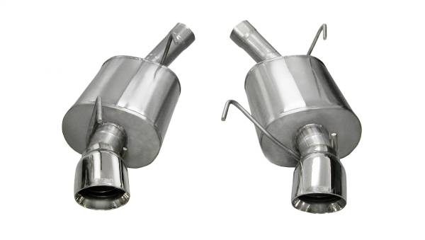 Corsa Performance - Corsa Performance 2.5in. Axle-Back Dual Rear Exit with Single 4.0in. Polished Pro-Series Tips 14311