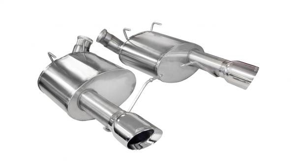 Corsa Performance - Corsa Performance 3.0in. Axle-Back Dual Rear Exit with Single 4.0in. Polished Pro-Series Tips 14316