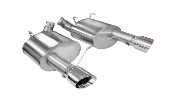 Corsa Performance - Corsa Performance 3.0in. Axle-Back Dual Rear Exit with Single 4.0in. Polished Pro-Series Tips 14317