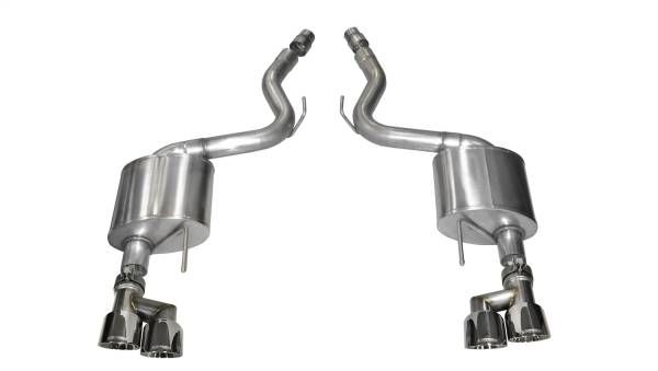 Corsa Performance - Corsa Performance 3.0in. Axle-Back Dual Rear Exit with Twin 4.0in. Polished Pro-Series Tips 14334