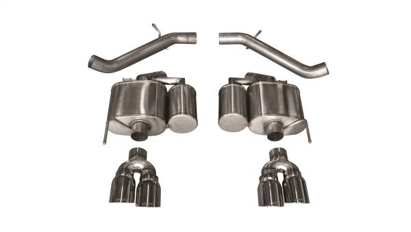 Corsa Performance - Corsa Performance 3.0in. Axle-Back Dual Rear Exit with Twin 4.0in. Polished Pro-Series Tips 14478
