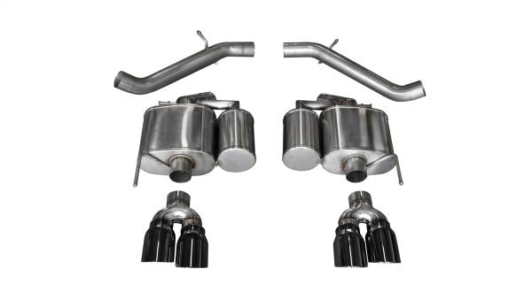 Corsa Performance - Corsa Performance 3.0in. Axle-Back Dual Rear Exit with Twin 4.0in. Black PVD Pro-Series Tips 14478BLK