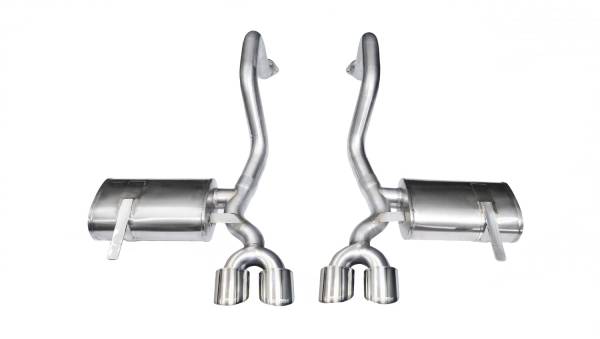 Corsa Performance - Corsa Performance 2.5in. Axle-Back Dual Rear Exit with Twin 4.0in. Polished Pro-Series Tips 14961