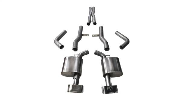 Corsa Performance - Corsa Performance 2.75in. Cat-Back Dual Rear Exit with GTX2 Polished Tips 14994