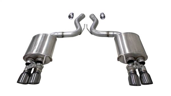 Corsa Performance - Corsa Performance 3.0in. Axle-Back Dual Rear Exit with Twin 4.5in. Gunmetal PVD Pro-Series Tips 21002GNM