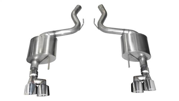 Corsa Performance - Corsa Performance 3.0in. Axle-Back Dual Rear Exit with Twin 4.0in. Polished Pro-Series Tips 21039