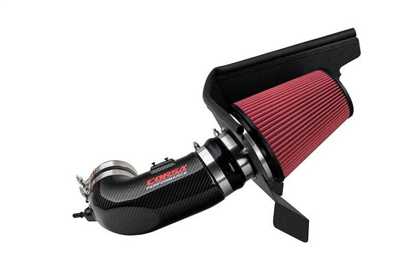 Corsa Performance - CORSA Performance Camaro ZL1 Carbon Fiber Air Intake with DryTech 3D No Oil Filtration 44005D