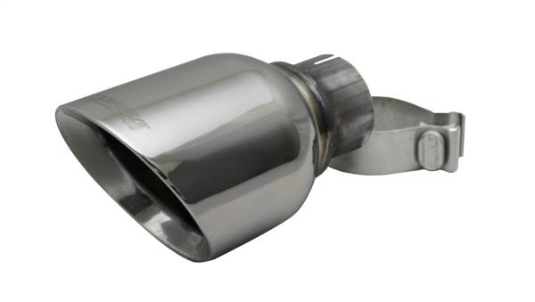 Corsa Performance - Corsa Performance Single 4.5in. Polished Pro-Series Universal Tip Kit (2.5in. Inlet-Clamp Included) TK007