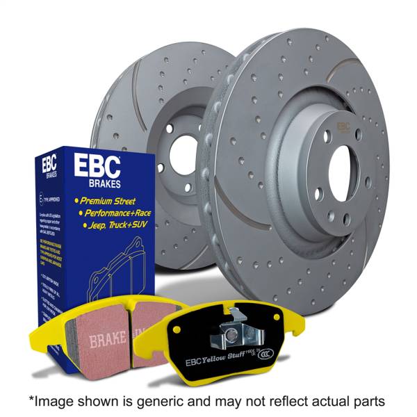 EBC Brakes - EBC Brakes S5 Kits Yellowstuff And GD Rotors S5KF1001