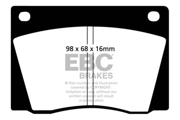 EBC Brakes - EBC Brakes Ultimax OEM Replacement Brake Pads UD004