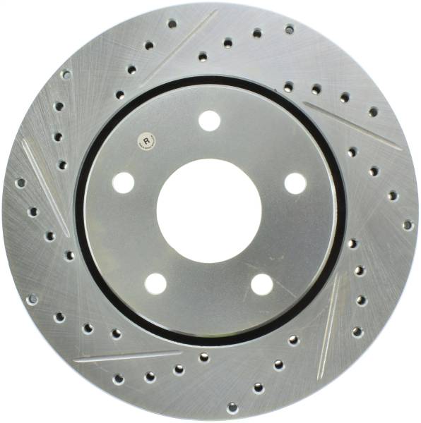 StopTech - StopTech Select Sport Drilled and Slotted Brake Rotor Front Right 227.67069R
