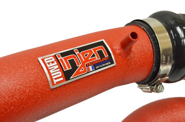 Injen - Injen 16-20 Honda Civic 1.5L Turbo Aluminum Intercooler Piping Kit - Wrinkle Red - SES1573ICPWR