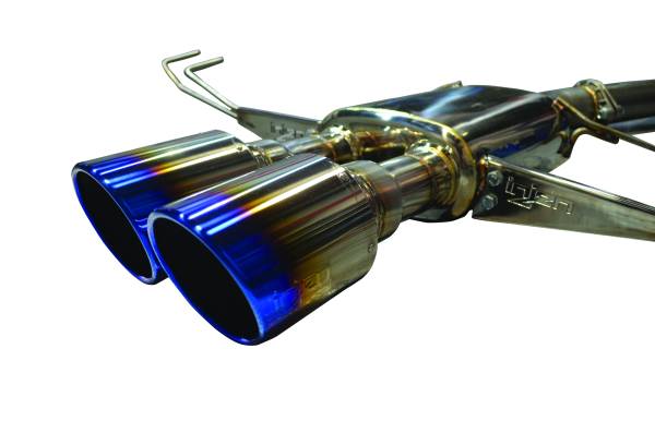 Injen - Injen 17-19 Honda Civic Type-R 3in SS Cat-Back Exhaust w/ Dual Burnt Titanium Tips - SES1582TT