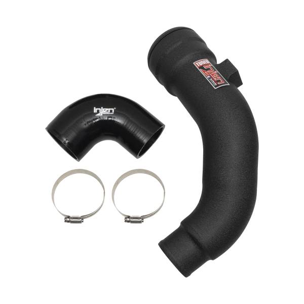 Injen - Injen 17-22 Ford F250/F/350/F-450/F-550 V8-6.7L Turbo Diesel Wrnkl Blk Intercooler Cold Side Piping - SES9004ICPCWB