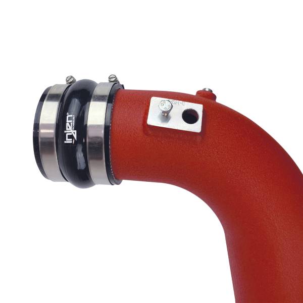 Injen - Injen 15-20 Ford F150 3.5L V6 (tt) Aluminum Intercooler Piping Kit - Wrinkle Red - SES9015ICPWR
