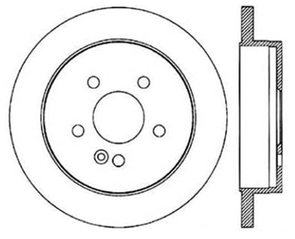 StopTech - StopTech Sport Slotted Cryo Brake Rotor; Rear Right