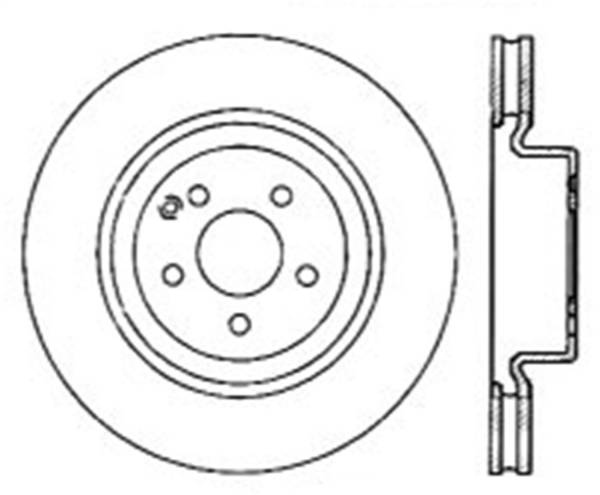 StopTech - StopTech Sport Cryo Drilled/Slotted Brake Rotor; Front Left