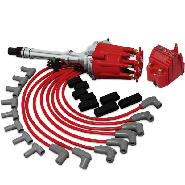 MSD - MSD GM Crate Engine Ignition Kit Ready To Run GM Crate Motor Chevy Small Block/Big Block Incl. Dist. PN[8630]/Coil PN[8207]/Spark Plug Wire Set PN[31223] 84741