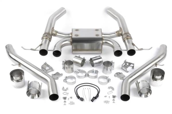 Dinan - Dinan Axle-Back Exhaust Kit Valved 6 Max Horsepower Gain 5 ft.-lbs. Max Torque Gain Stainless Steel Polished D660-0093