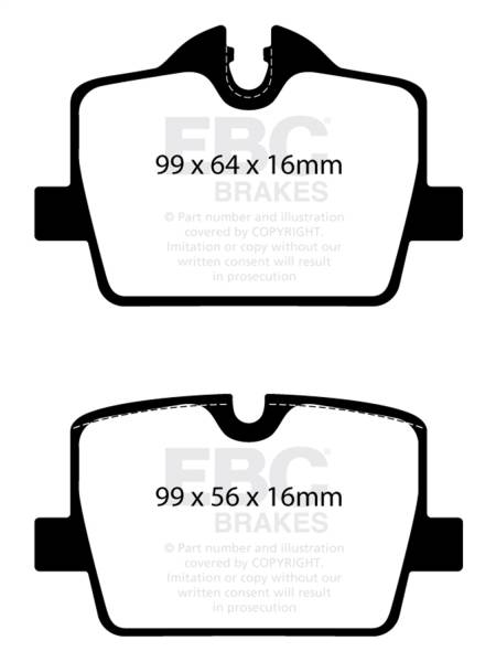 EBC Brakes - EBC Brakes Bluestuff NDX Full Race Brake Pads