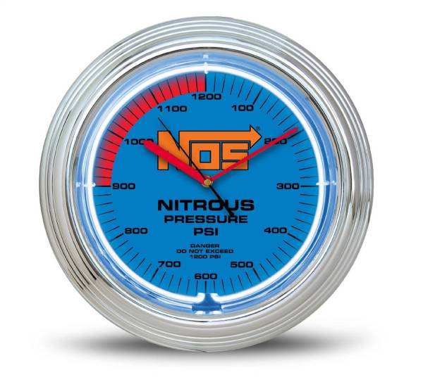 NOS/Nitrous Oxide System - NOS/Nitrous Oxide System NOS Neon Wall Clock
