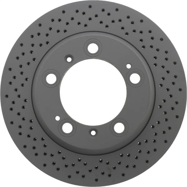 StopTech - StopTech Cryostop Premium Drilled Brake Rotor; Rear