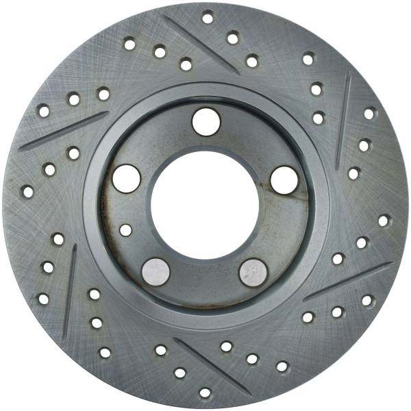 StopTech - StopTech Select Sport Drilled and Slotted Brake Rotor; Rear Right
