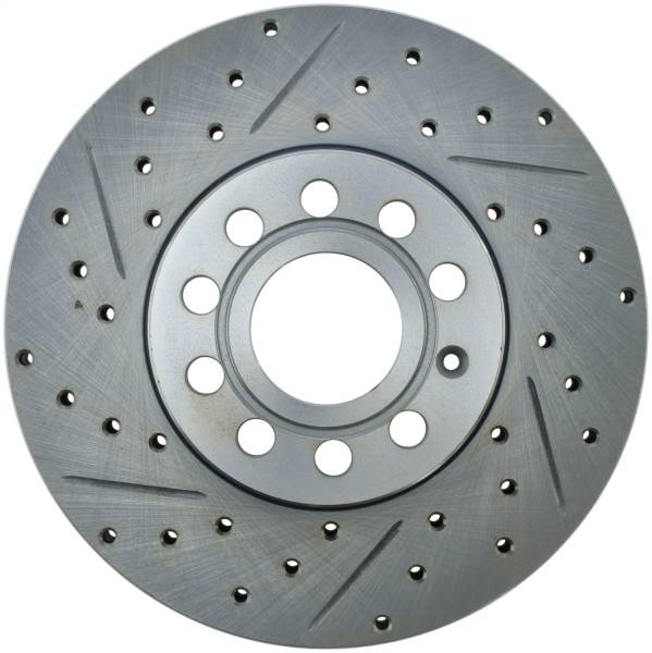StopTech - StopTech Select Sport Drilled and Slotted Brake Rotor; Front and Rear Right